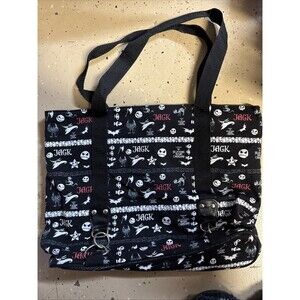 Disney Parks Nightmare Before Christmas Jack Skellington Tote Bag Foldaway
